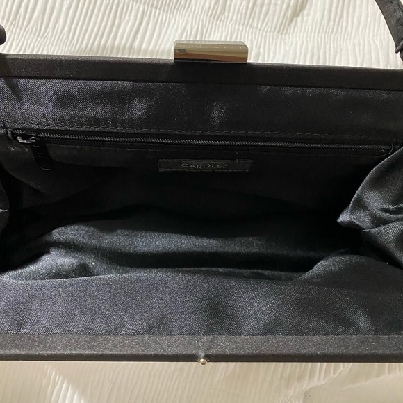 Carolee Beaded Embroidered handbag black & gray - Picture 4 of 7